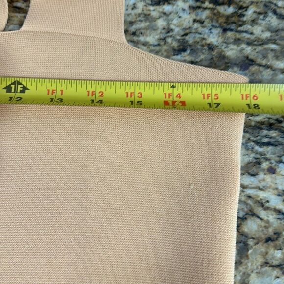 House Of Harlow 1960 Bandage Square Neck Mini Dress In Desert Mist Size L - Picture 7 of 10